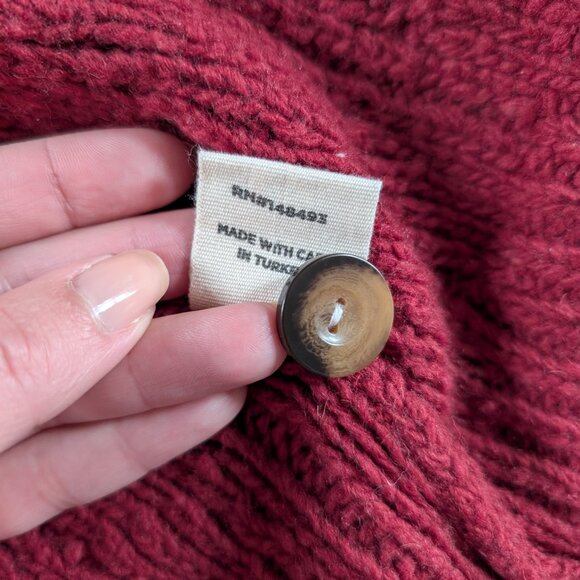 Doen Red Cable Knit Sweater - Picture 5 of 8